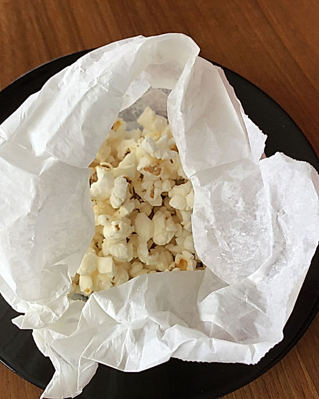 Mikrowellen-Popcorn in der Tüte