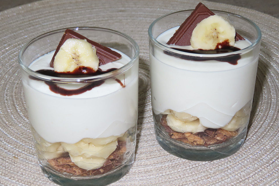 Schoko-Bananen-Trifle