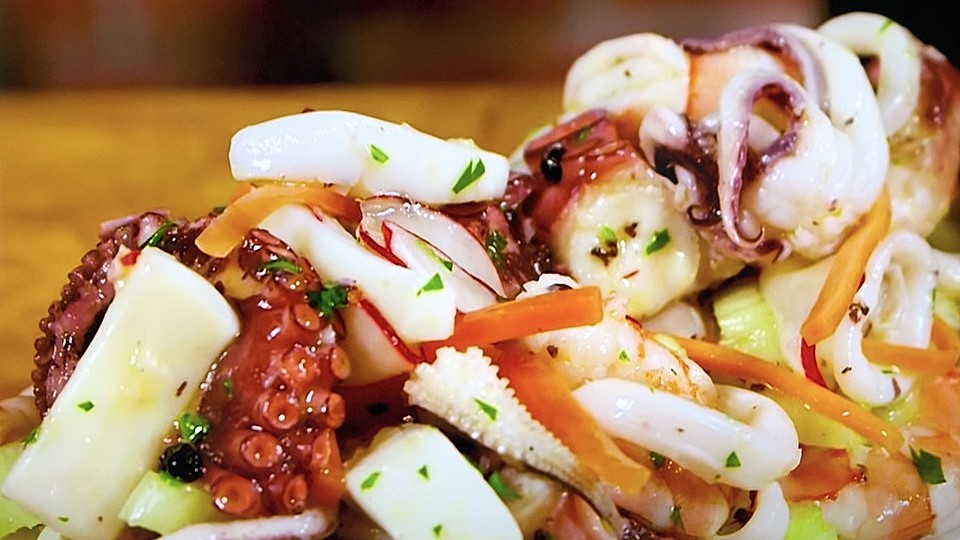 Italienischer Meeresfruchtesalat Insalata Di Mare Von Achmed1959 Chefkoch 