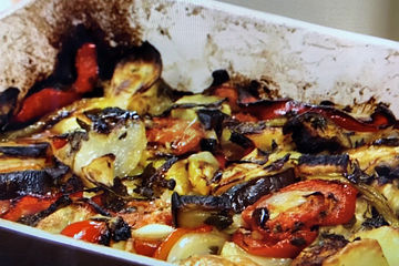 Gemüse im Ofen gebacken neapolitanische Art