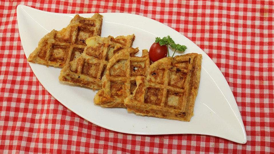 Herzhafte Kartoffel-Möhren-Waffeln von badegast1
