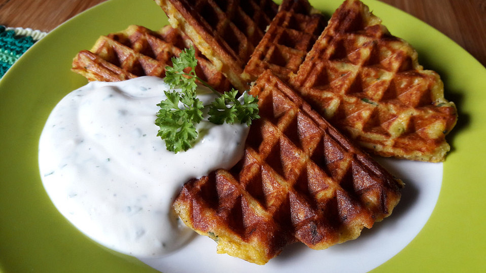 Herzhafte Kartoffel-Möhren-Waffeln von badegast1