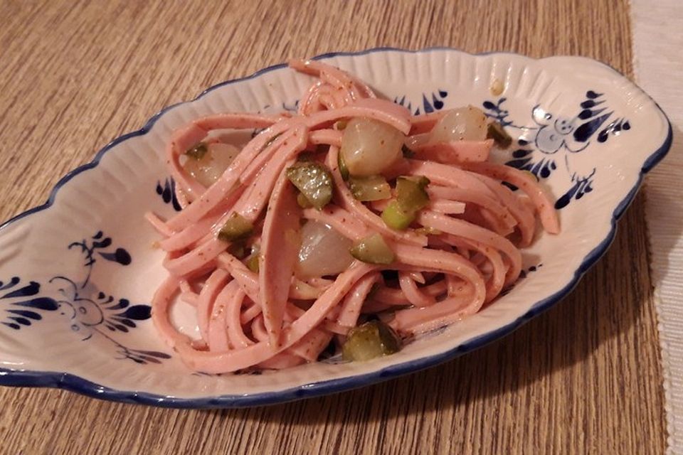 Fleischsalat ohne Mayonnaise Fleischsalat ohne Mayonnaise