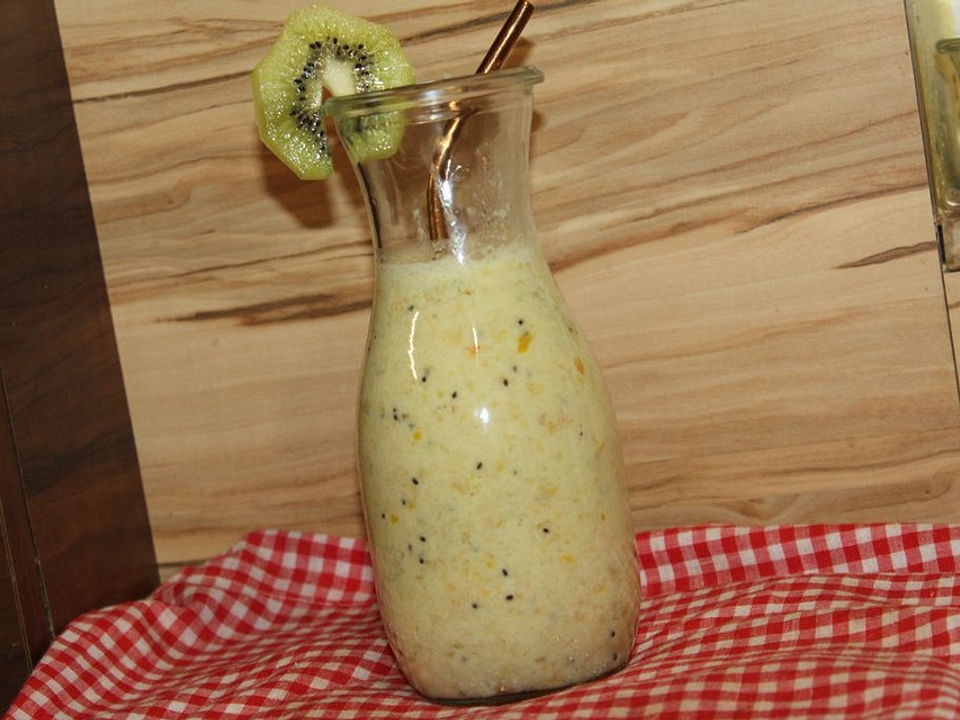 Smoothie mit Kaki und Kiwi von kaddykab| Chefkoch