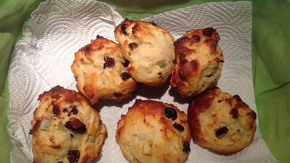 Süße Quarkbrötchen nach Stollen Art von tinavo