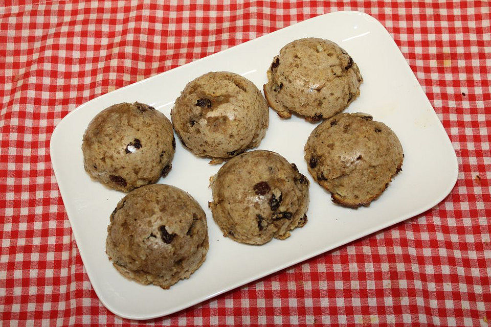 Süße Quarkbrötchen nach Stollen Art Süße Quarkbrötchen nach Stollen Art