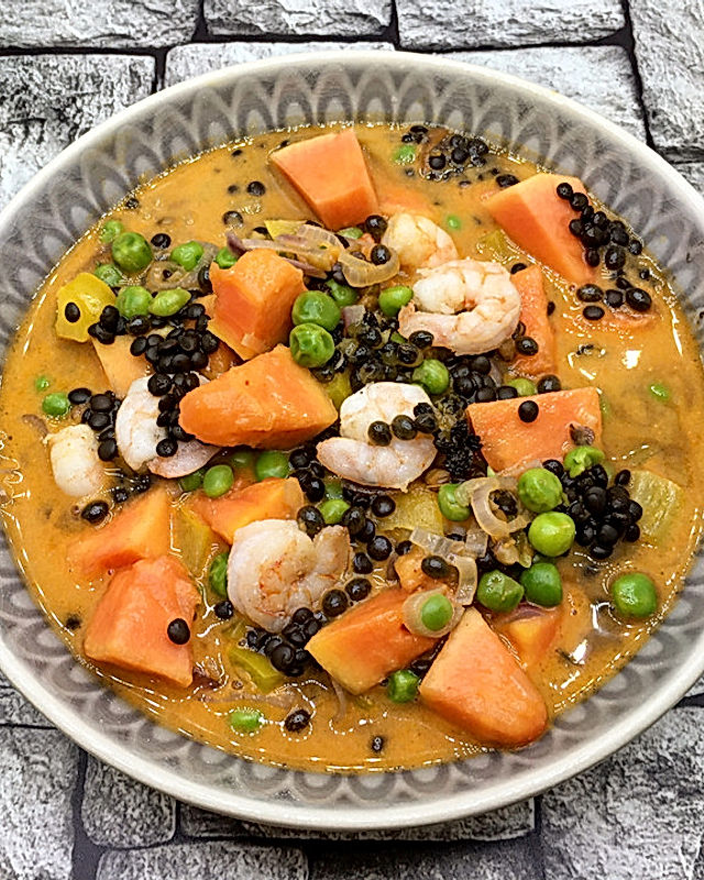 Linsen-Papaya-Curry