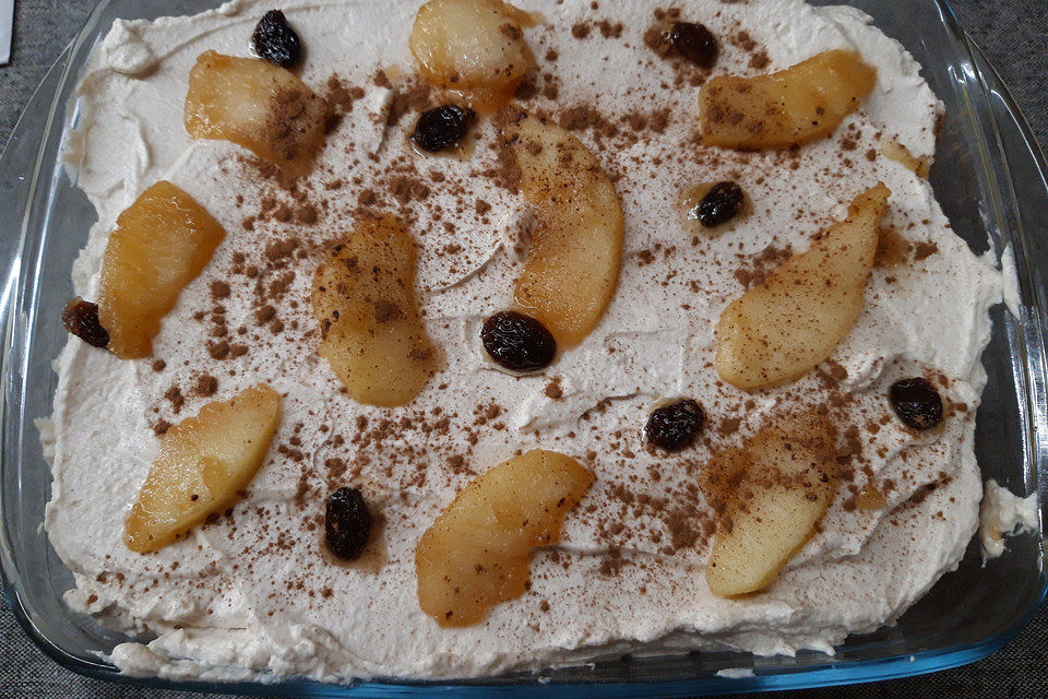 Bratapfel-Tiramisu