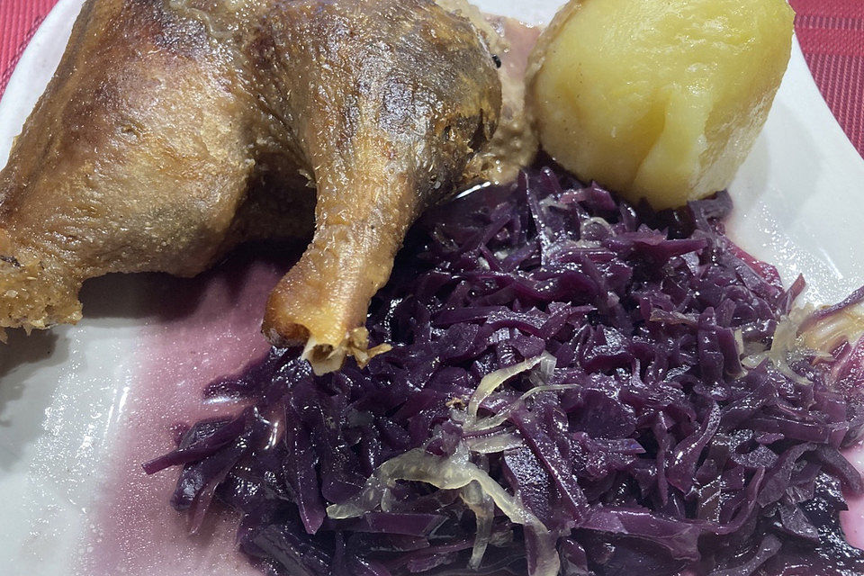 Gänsebraten