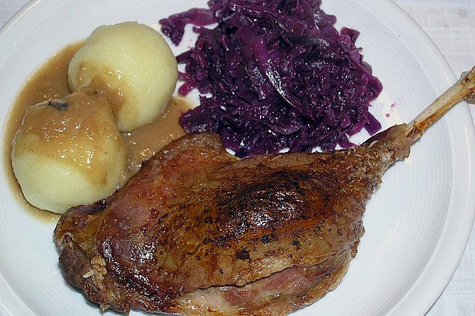 Gänsebraten