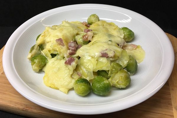 Rosenkohl-Kartoffel-Schinken-Auflauf von SchneeSchnee | Chefkoch