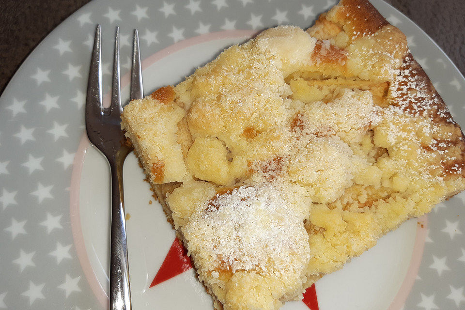 Streusel - Apfel - Blechkuchen wie bei Oma