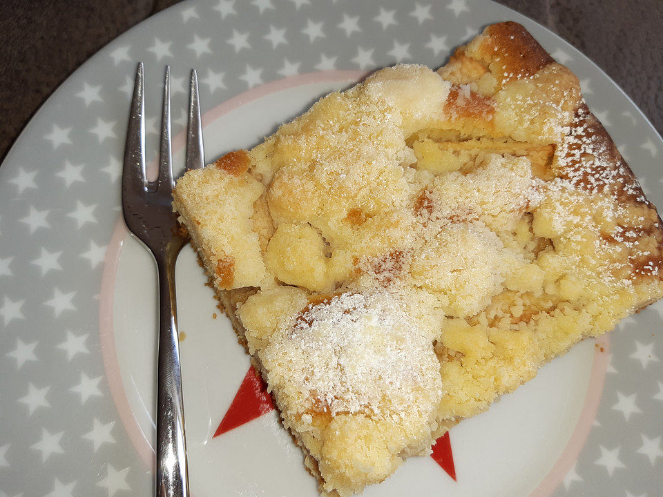 Streusel - Apfel - Blechkuchen wie bei Oma von Pluto50| Chefkoch