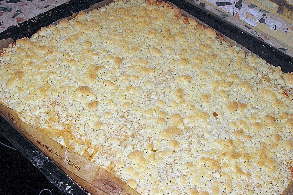 Streusel - Apfel - Blechkuchen wie bei Oma