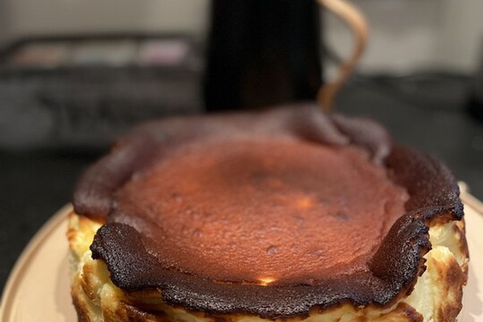 Baskischer Käsekuchen Baskischer Käsekuchen