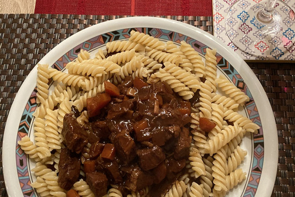 Balsamico-Rindsragout