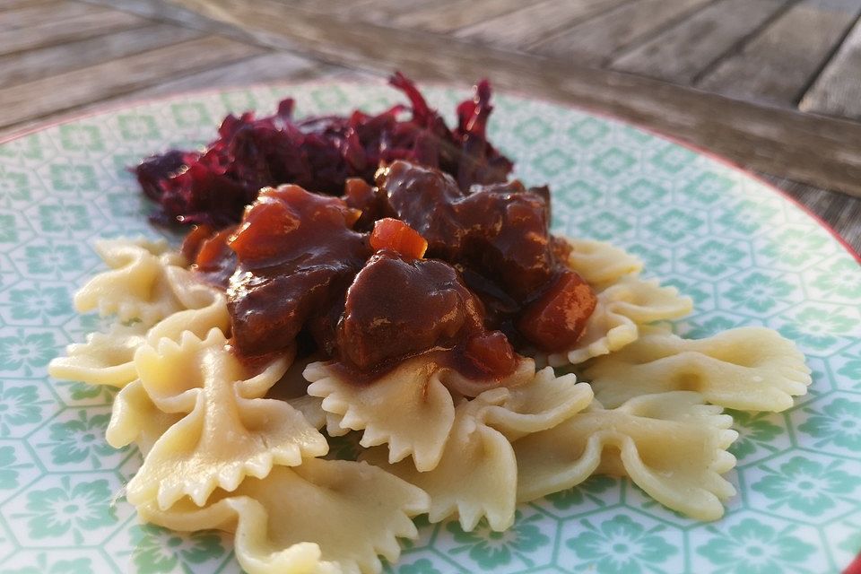 Balsamico-Rindsragout