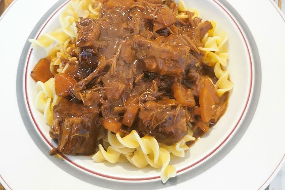 Balsamico-Rindsragout