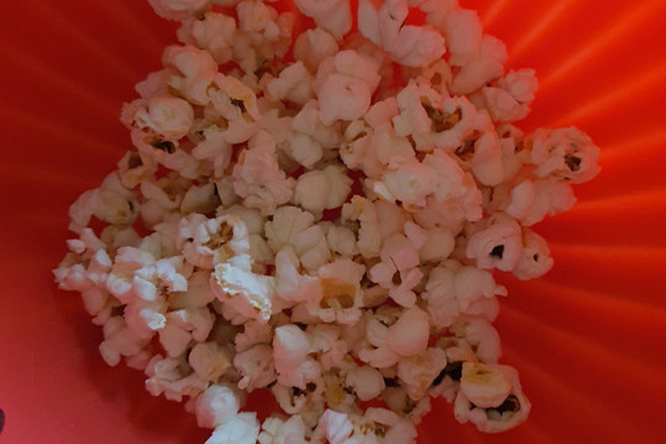 Süßes Popcorn aus der Mikrowelle