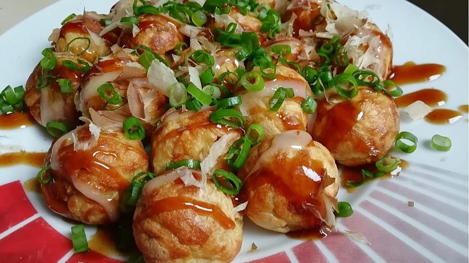 Takoyaki Mit Fisch Gefullte Teigballchen Von Banne310 Chefkoch 