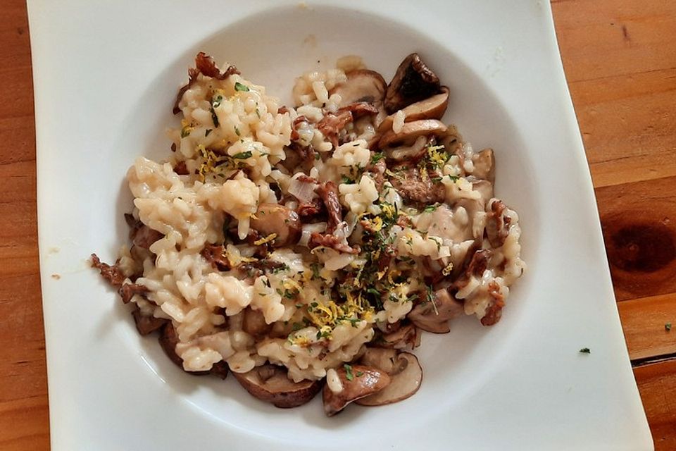 Annes Pilz-Risotto