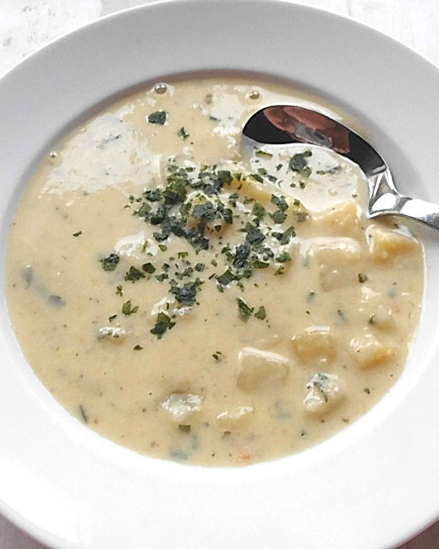 Kohlrabi - Kartoffel - Creme - Suppe