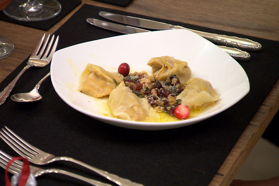 Thanksgiving Tortellini - Butternut Squash Tortellini in Brown Butter Sage Sauce