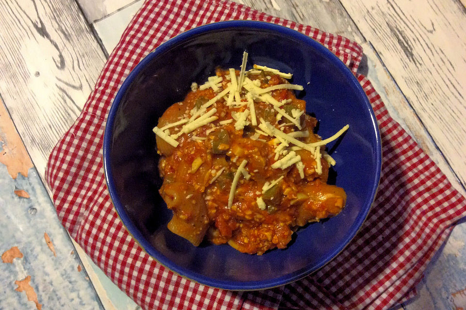 Veganer Amerikanischer Gulasch - American Goulash