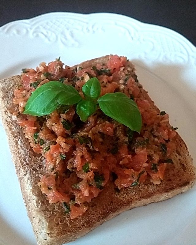 Tomaten-Knoblauch-Dip, Brot-Aufstrich