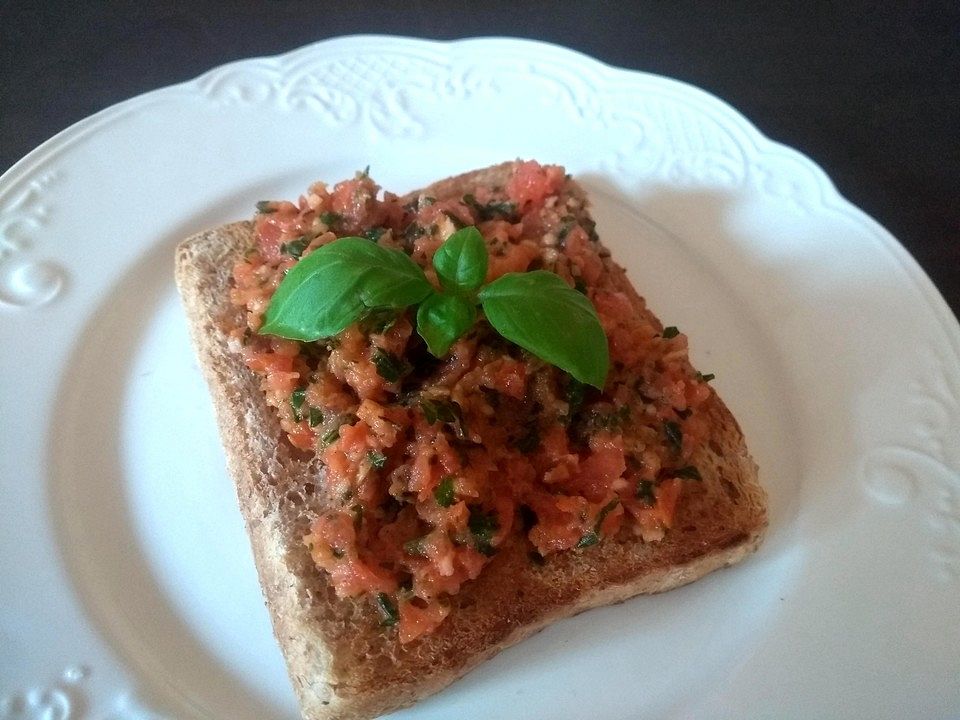 Tomaten-Knoblauch-Dip, Brot-Aufstrich von Cathy111| Chefkoch