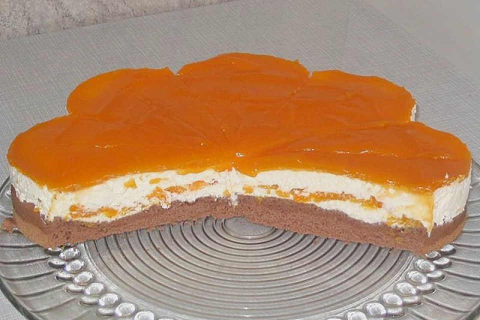 Pfirsich - Melba - Torte