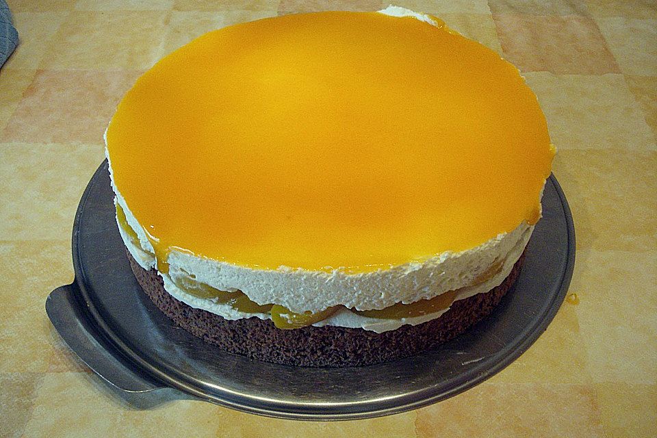 Pfirsich - Melba - Torte