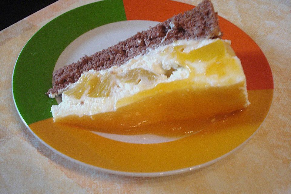 Pfirsich - Melba - Torte