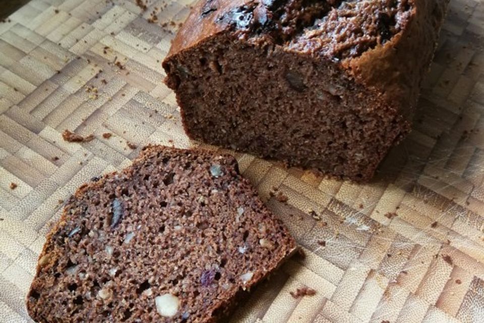 Healthy Banana Bread - Bananenbrot mit Kokosöl