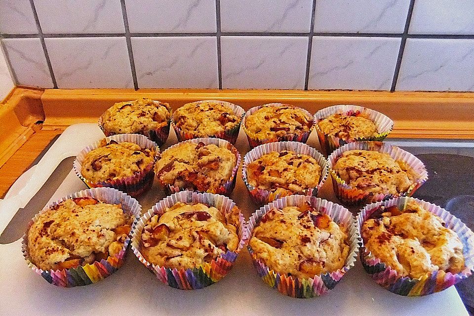 Pflaumenmuffins