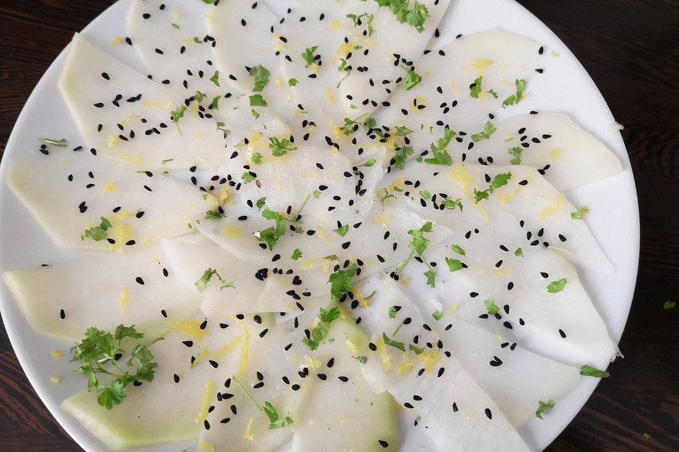 Kohlrabi-Carpaccio