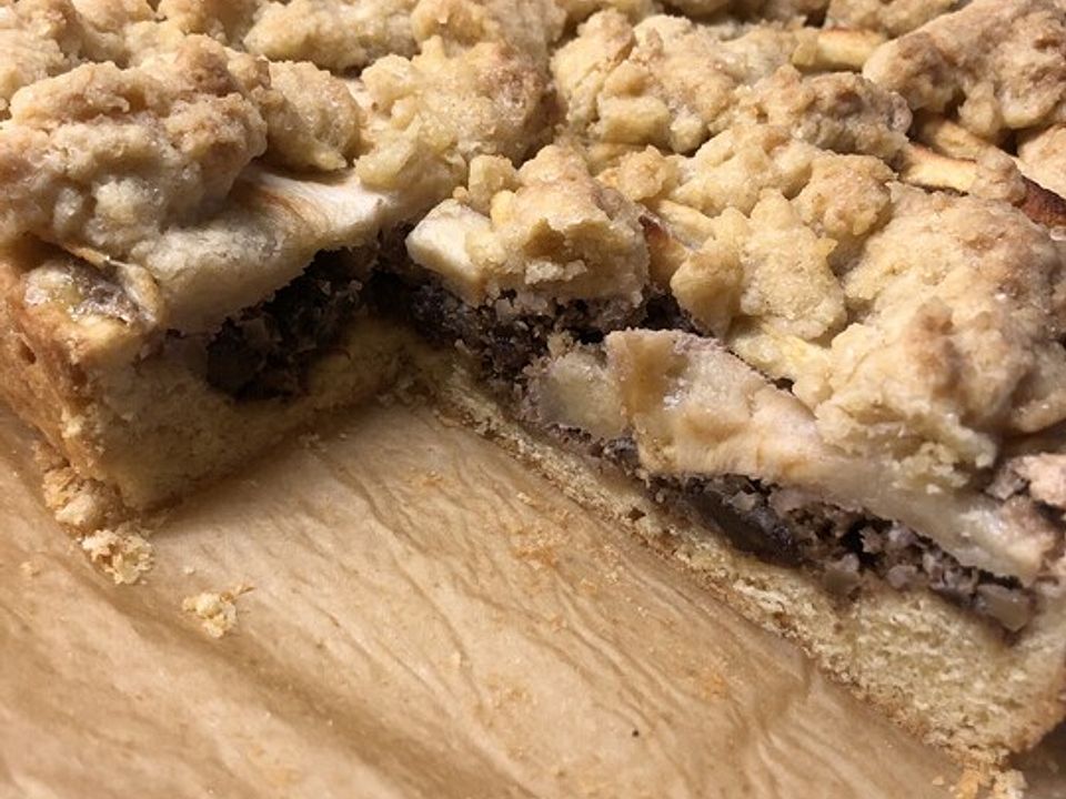 Apfel-Walnusskuchen mit Streuseln von hdkern| Chefkoch