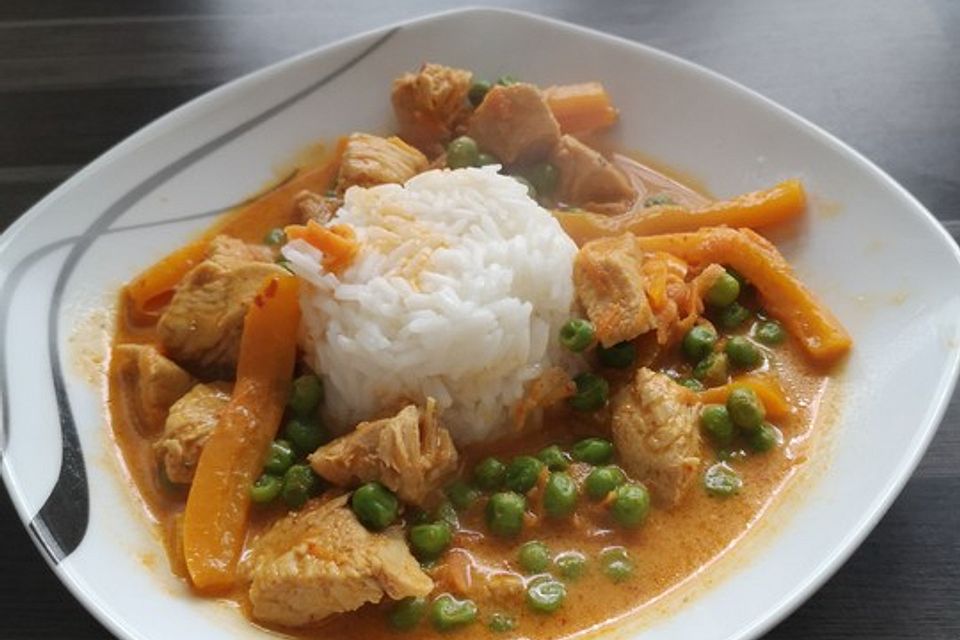 Thai-Curry mit Hähnchen