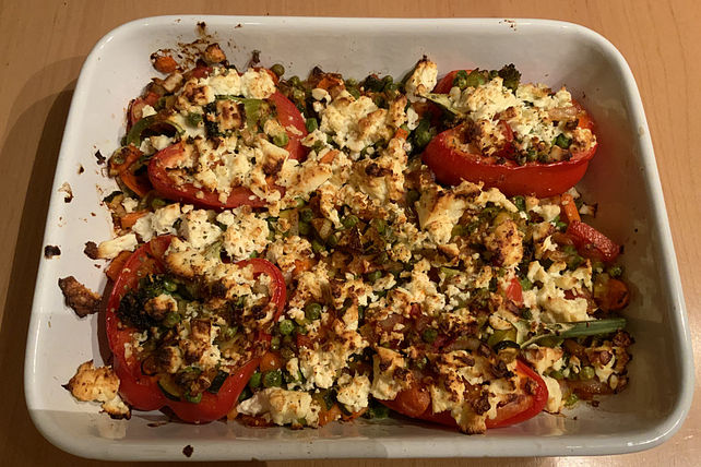 Vegetarische gefüllte Paprika von Emiliekas| Chefkoch