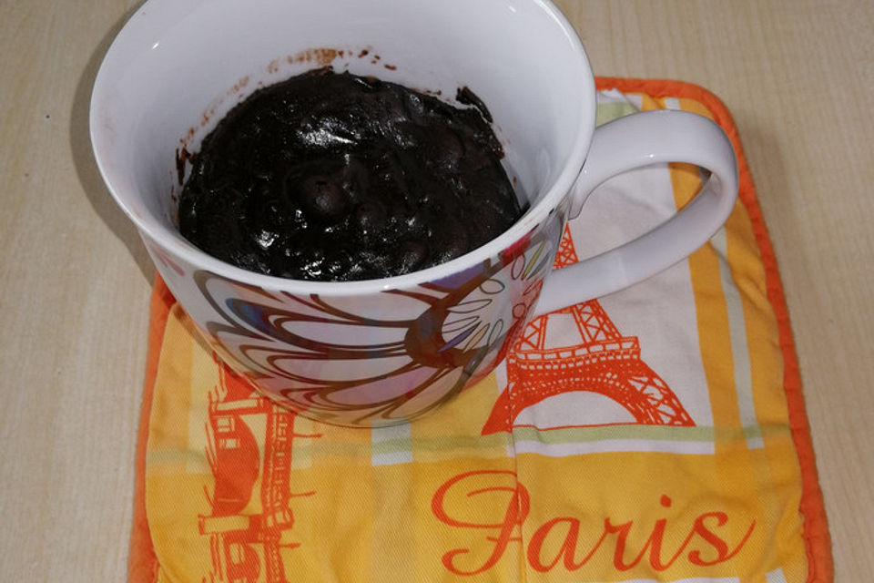 Schoko-Tassenkuchen - Brownie Mug Cake