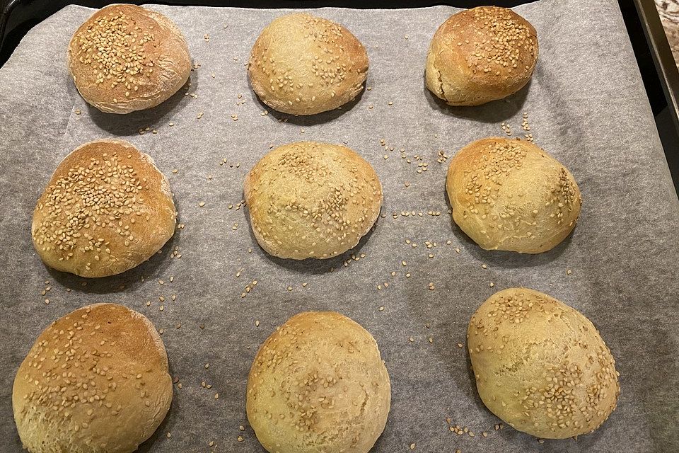 Dinkel-Quark-Hamburgerbrötchen