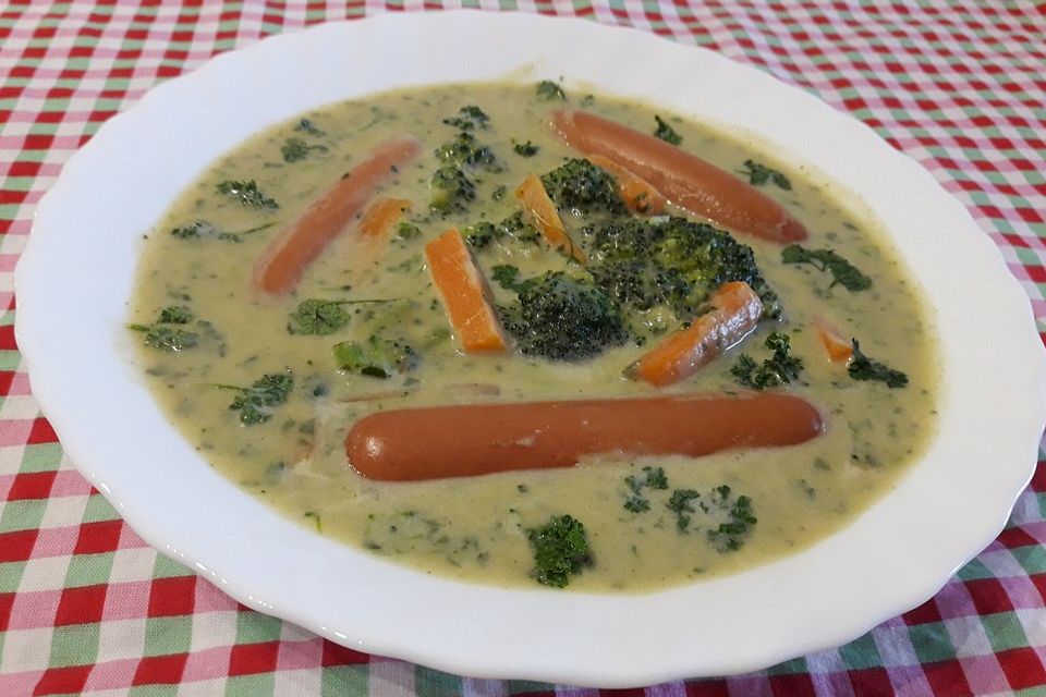 Brokkoli-Cremesuppe low carb