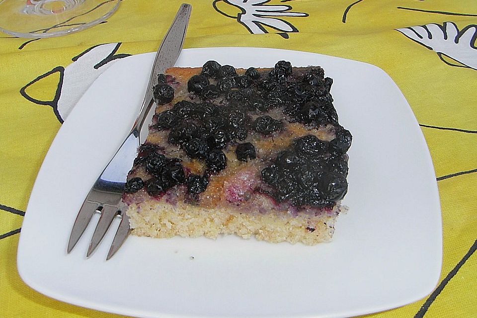 Heidelbeer - Blechkuchen