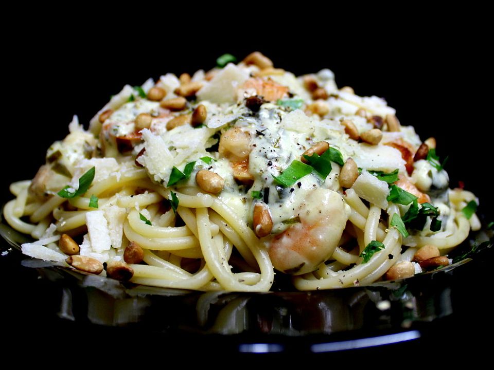 B Rlauch Garnelen Mit Spaghetti Von Stacke Chefkoch