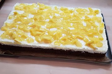 Mango-Nuss-Kuchen