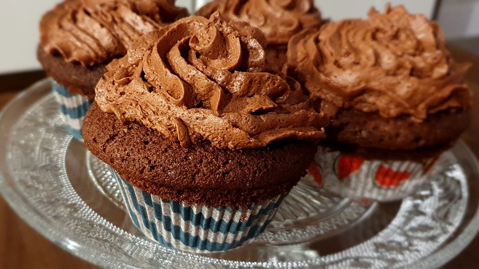 Cupcakes mit Schokofrosting von Flauschi32