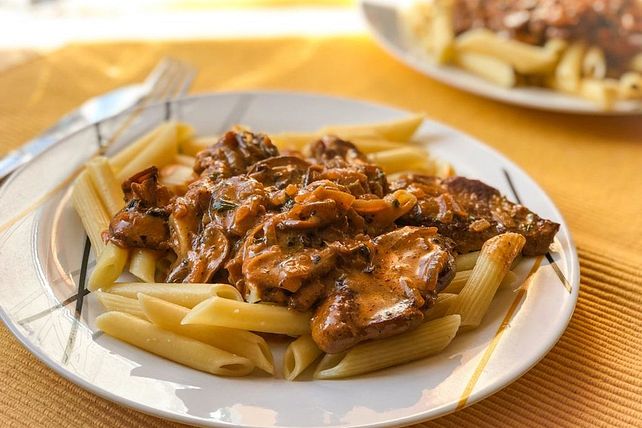 Schweinefilet mit einer Sahne-Pilzsauce von somedays_dreamer| Chefkoch