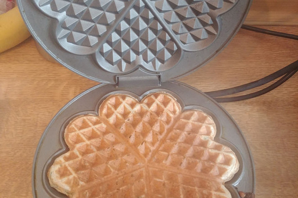 Gesunde Kräuterwaffeln