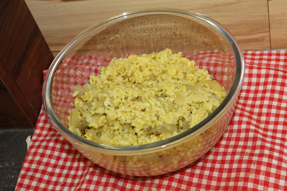 Risotto mit Salzzitronen und Curry