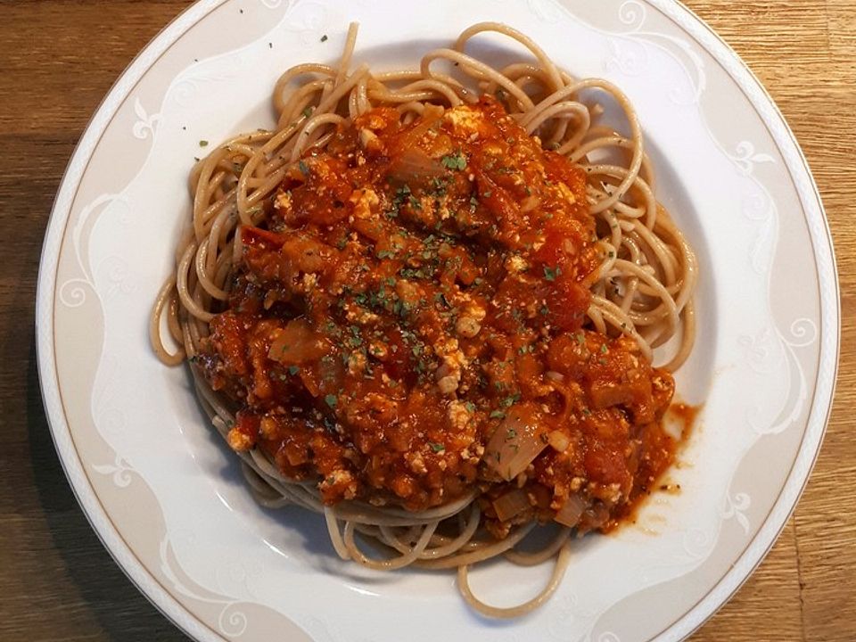 Vegane Tofu-Bolognese| Chefkoch